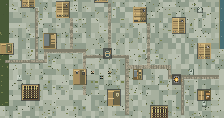 The settlement in winter